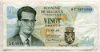 20 франков. Бельгия 1964г