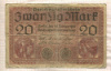 20 марок. Германия 1918г
