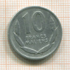 10 франков. Мали 1961г