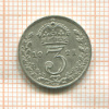 3 пенса. Великобритания 1921г