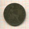 1 пенни. Великобритания 1900г