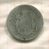 2 франка. Франция 1869г