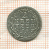 2 крейцера. Гессен-Дармштадт 1743г