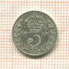 3 пенса. Великобритания 1917г