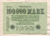 100000 марок. Германия 1923г