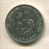 1 лилангени. Свазиленд. F.A.O. 1976г