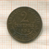2 сантима. Франция 1904г