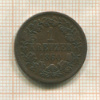 1 крейцер. Баден 1860г