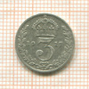 3 пенса. Великобритания 1917г