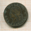 2 сентаво. Аргентина 1891г