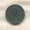 1 раппен. Швейцария 1944г