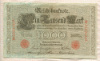1000 марок. Германия 1910г