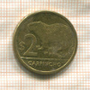 2 песо. Уругвай 2014г