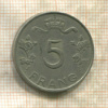 5 франков. Люксембург 1949г
