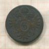 3 крейцера. Австрия 1800г