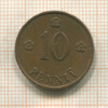 10 пенни. Финляндия 1938г