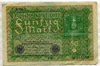 50 марок. Германия 1919г