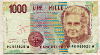 1000 лир. Италия