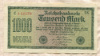 1000 марок. Германия 1922г