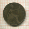 1 пенни. Великобритания 1900г