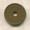 2 эре. Дания 1939г