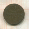 2 пфеннинга. Пруссия 1835г