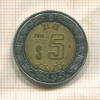5 песо. Мексика 2012г