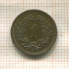 1 раппен. Швейцария 1909г