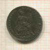 1 фартинг. Великобритания 1840г