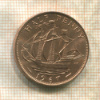 1/2 пенни. Великобритания 1967г