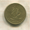 5 центов. Британские Карибы 1960г