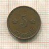 5 пенни. Финляндия 1939г