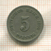 5 пфеннигов. Германия 1902г