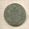20 крейцеров. Австрия 1830г