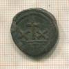 1/2 фоллиса. Византия. Констант II. 641-668 гг.