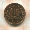 1 пенни. Фолклендские острова 2011г