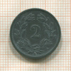 2 раппена. Швейцария 1943г