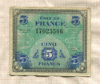 5 франков. Франция 1944г