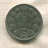 5 франков. Бельгия 1930г