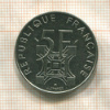 5 франков. Франция 1989г