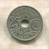 25 сантимов. Франция 1918г