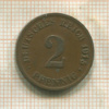 2 пфеннига. Германия 1915г