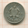 6 пенсов. Фиджи 1943г