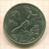 1 доллар. Новая Зеландия 1969г