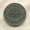 100 центов. Суринам 1989г