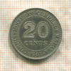 20 центов. Малайя 1948г