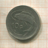 10 центов. Мальта 1986г