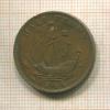 1/2 пенни. Великобритания 1944г