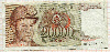 20000 динаров. Югославия 1987г