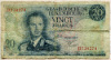 20 франков. Люксембург